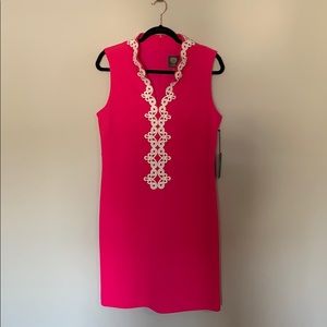 Pink knee Length Dress